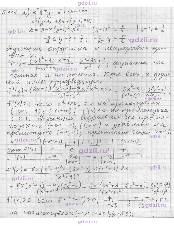 Скан решения номера 118
