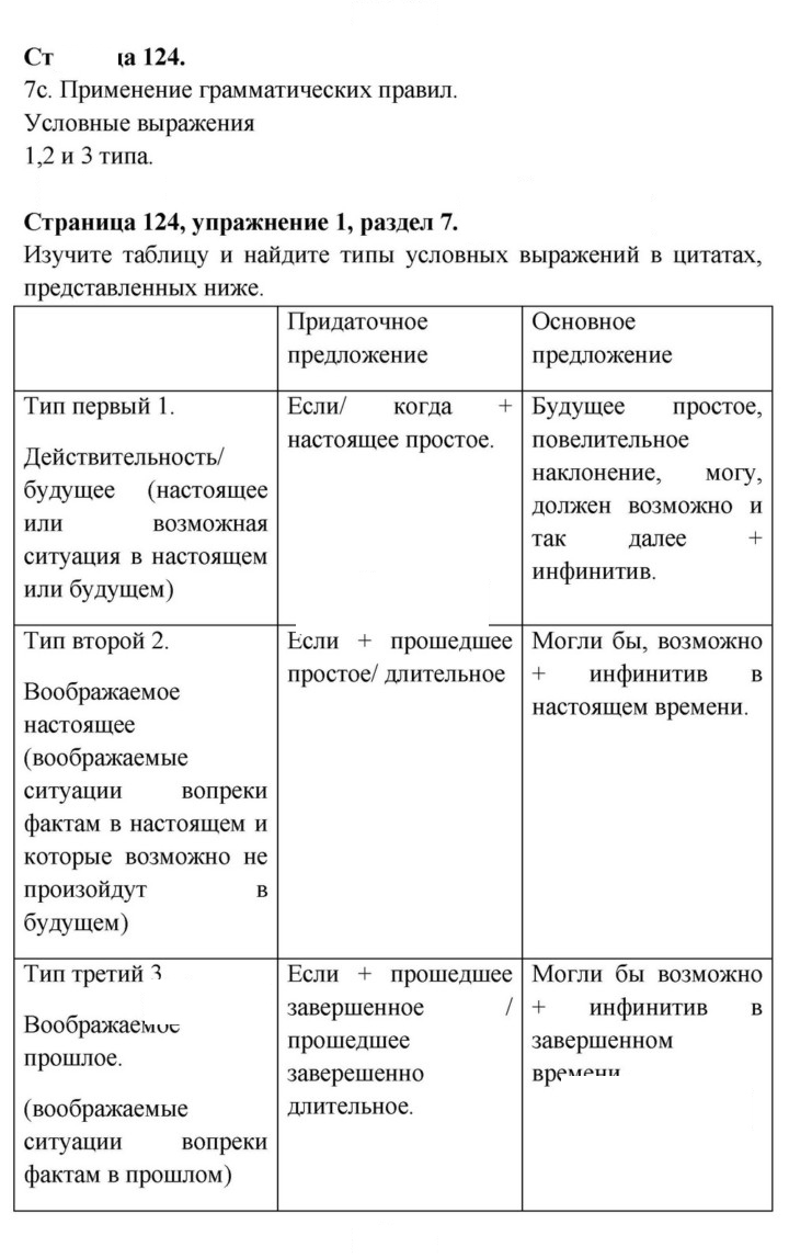 Скан решения номера 124