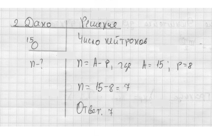 Скан решения номера 2