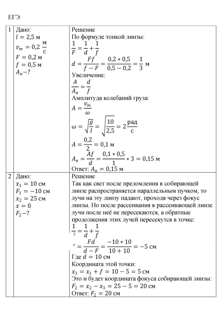 Скан решения номера 202