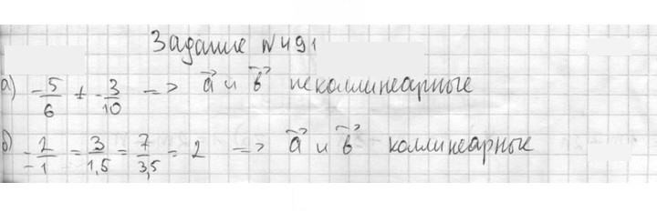 Скан решения номера 491