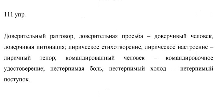 Скан решения номера 111