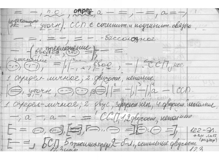 Скан решения номера 121