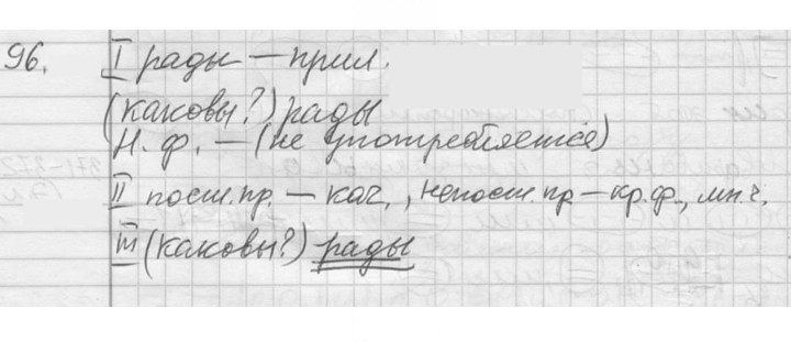 Скан решения номера 96