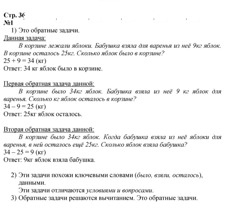 Скан решения номера 36