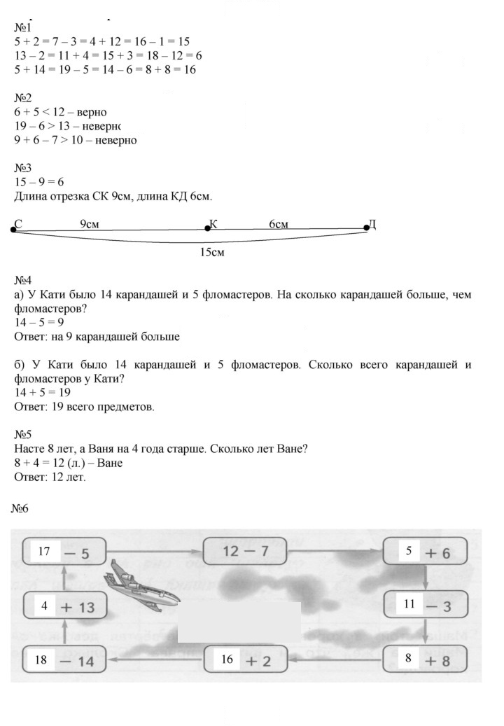 Скан решения номера 9