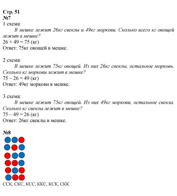 Скан решения номера 51