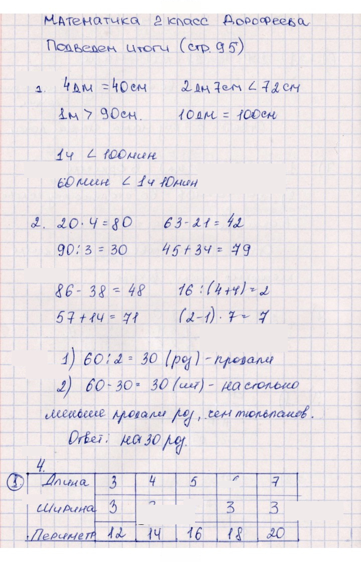 Скан решения номера 95