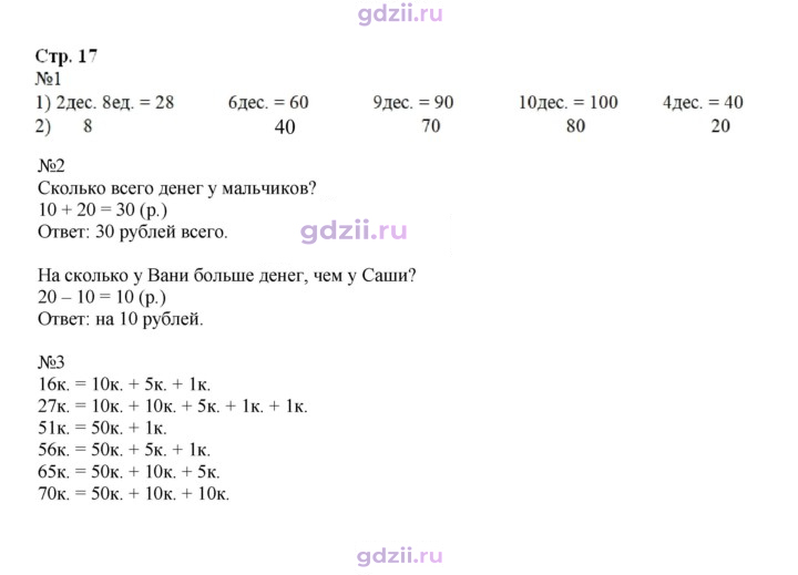 Скан решения номера 17
