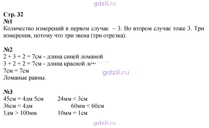 Скан решения номера 32