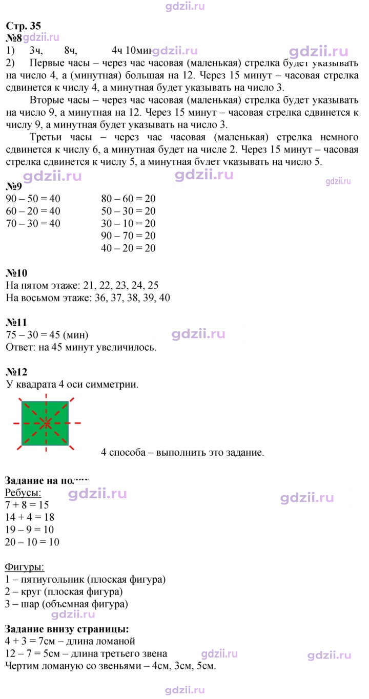Скан решения номера 35