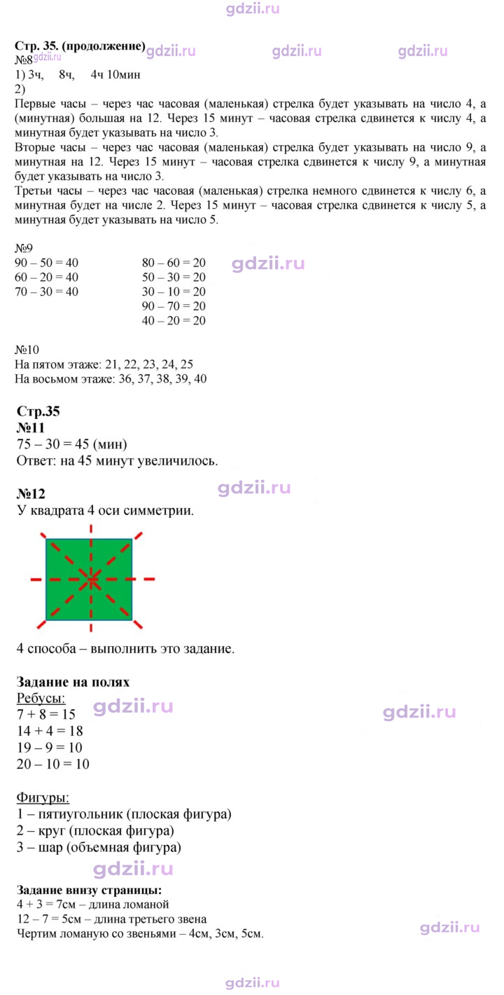 Скан решения номера 35