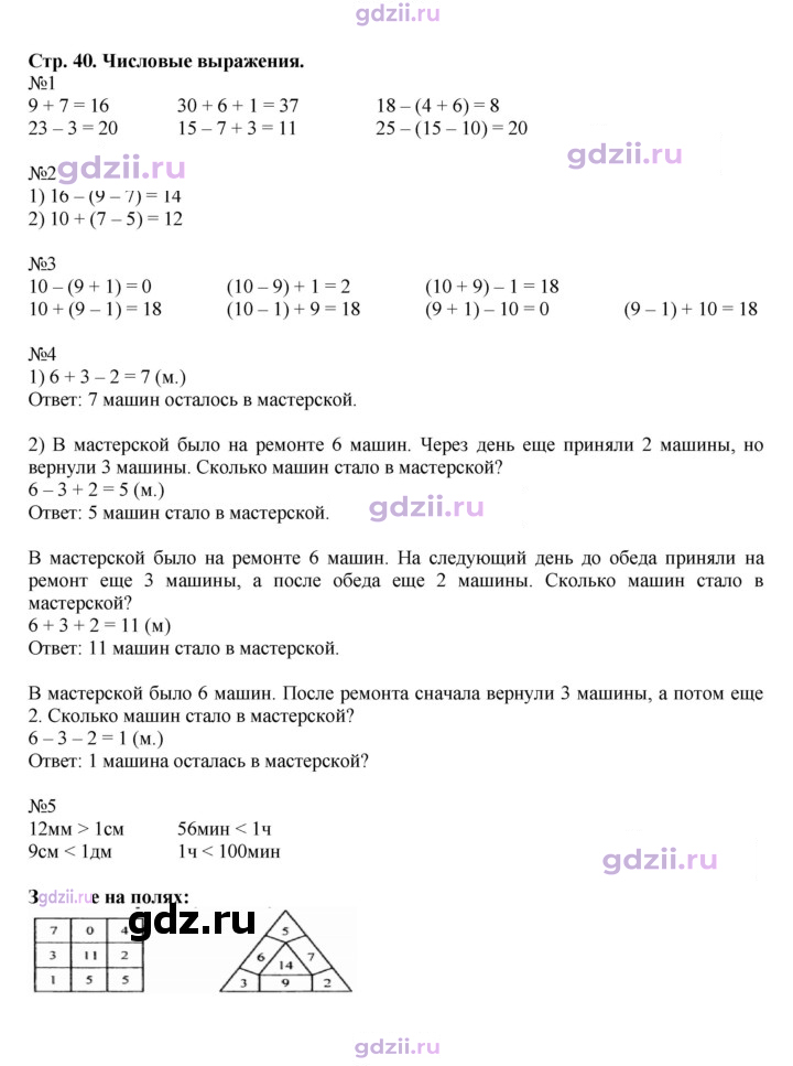 Скан решения номера 40