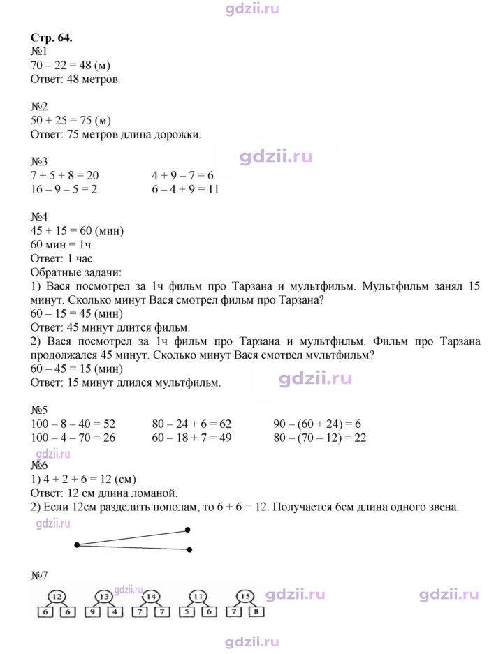 Скан решения номера 64