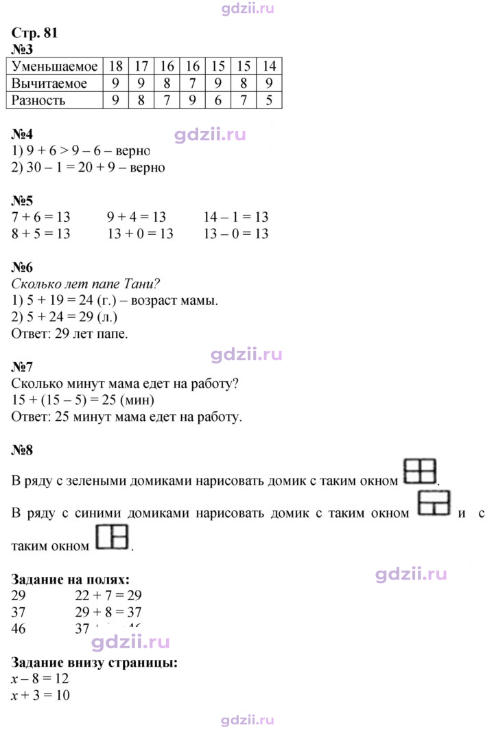 Скан решения номера 81