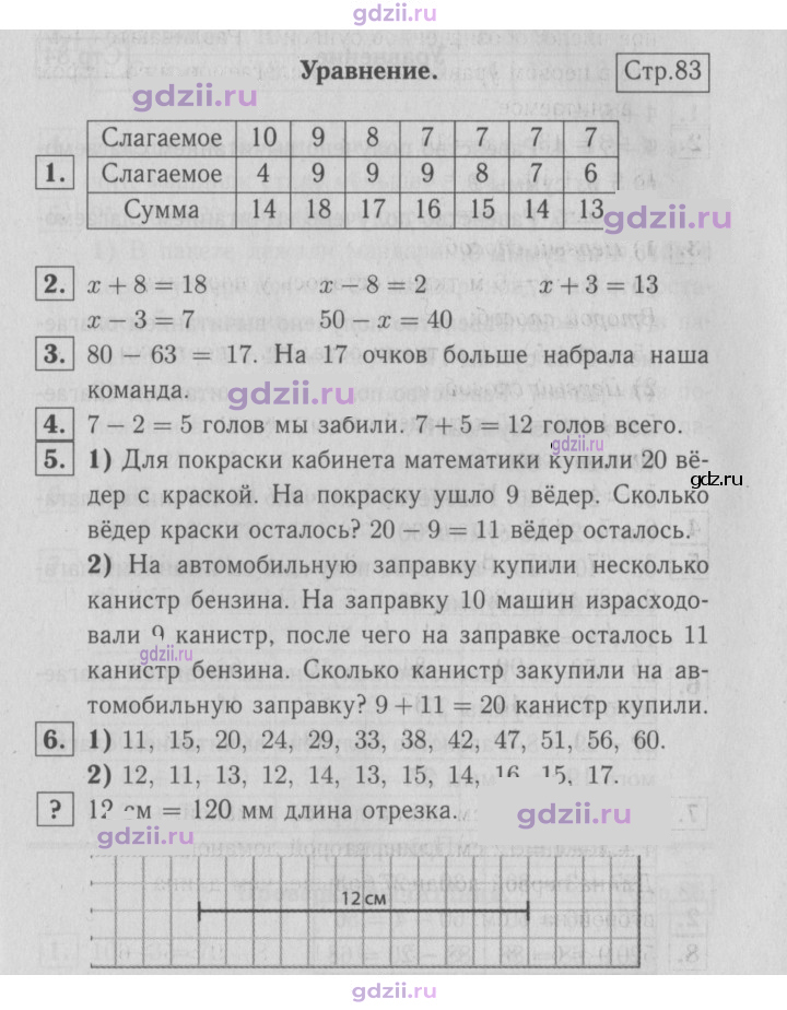 Скан решения номера 83