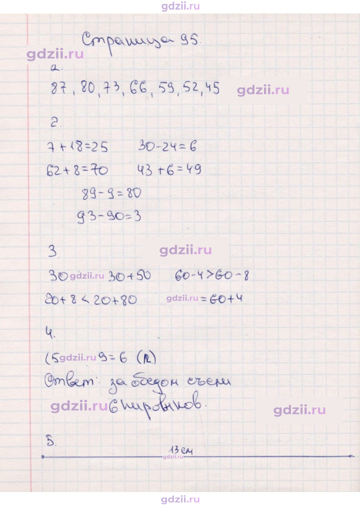 Скан решения номера 95
