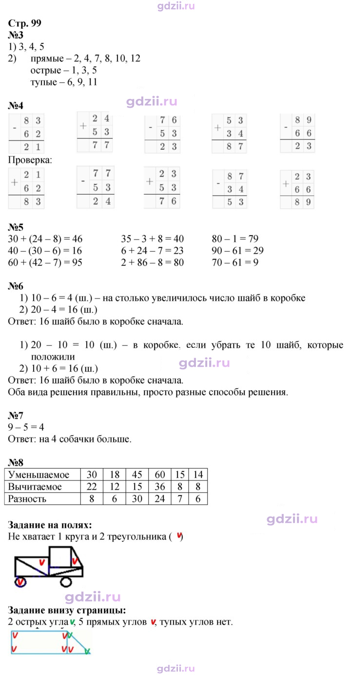Скан решения номера 99