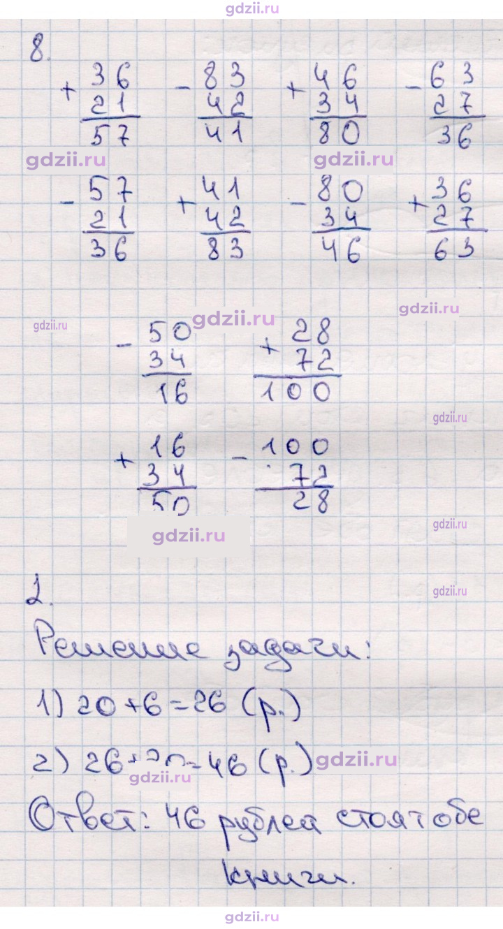 Скан решения номера 106