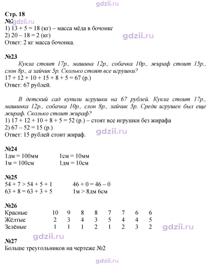 Скан решения номера 18