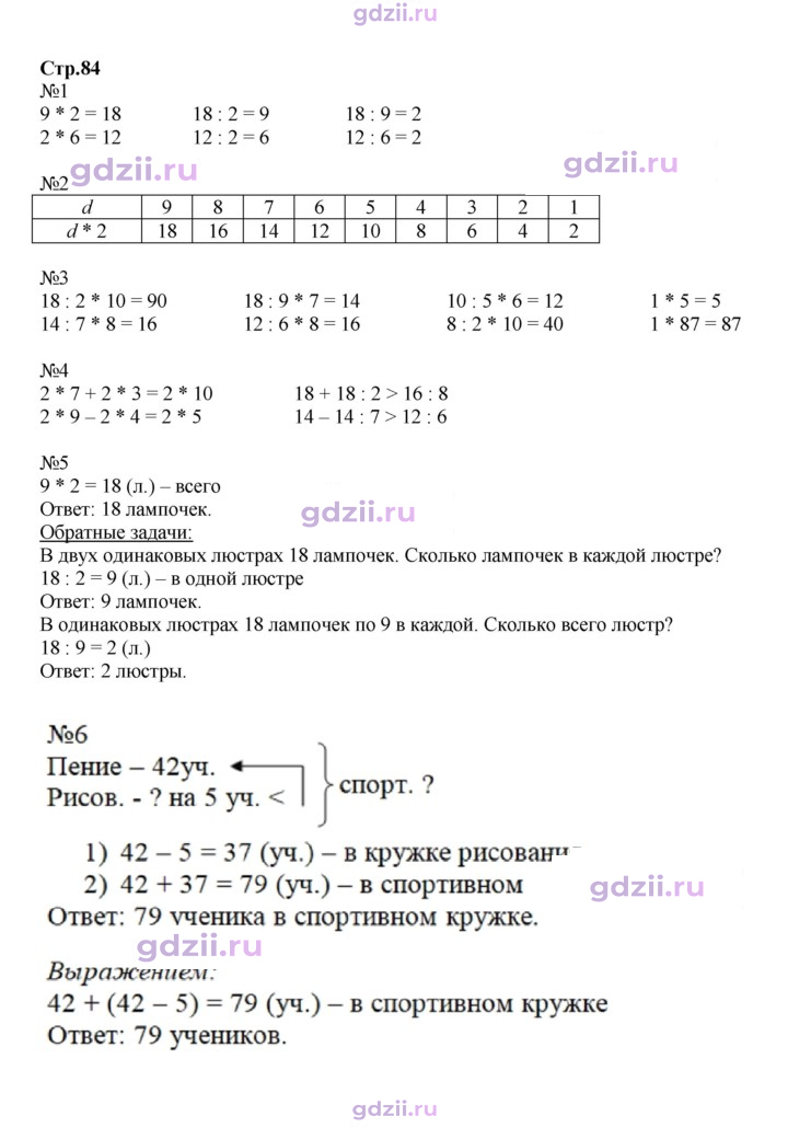 Скан решения номера 84