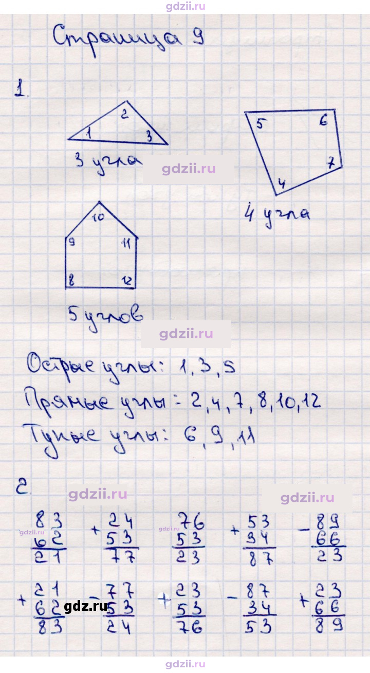 Скан решения номера 9
