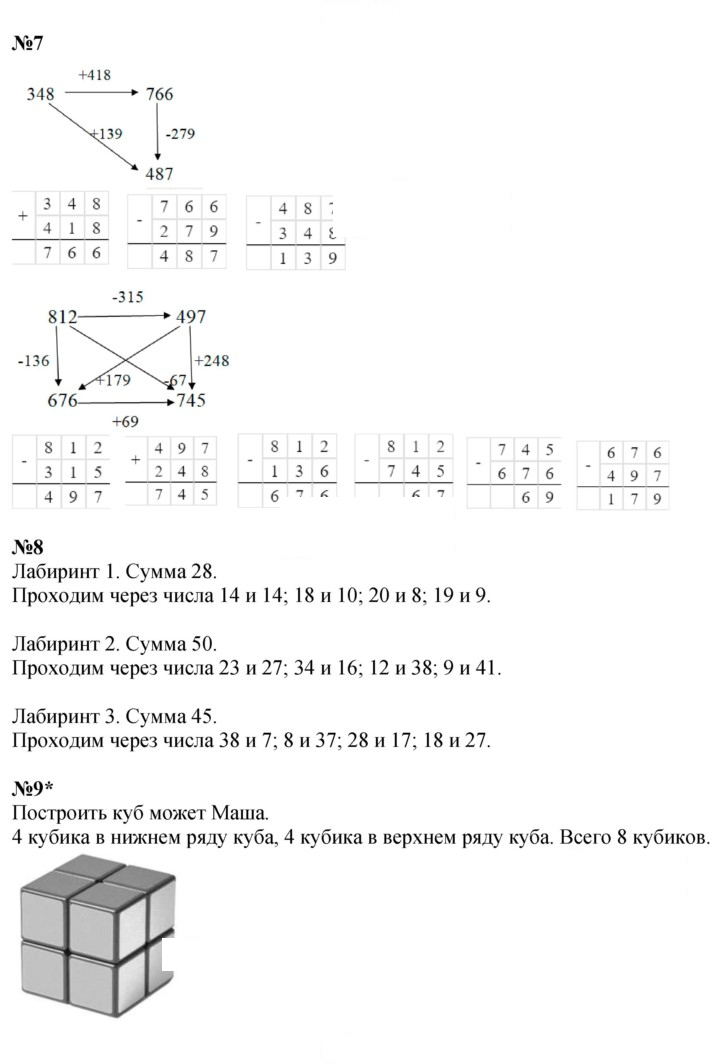 Скан решения номера Урок 12