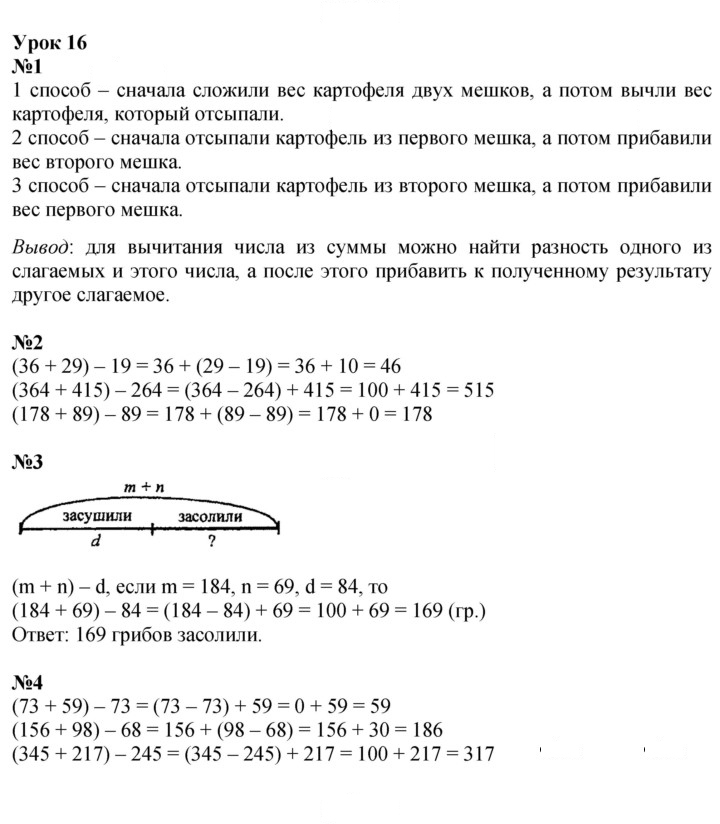Скан решения номера Урок 16