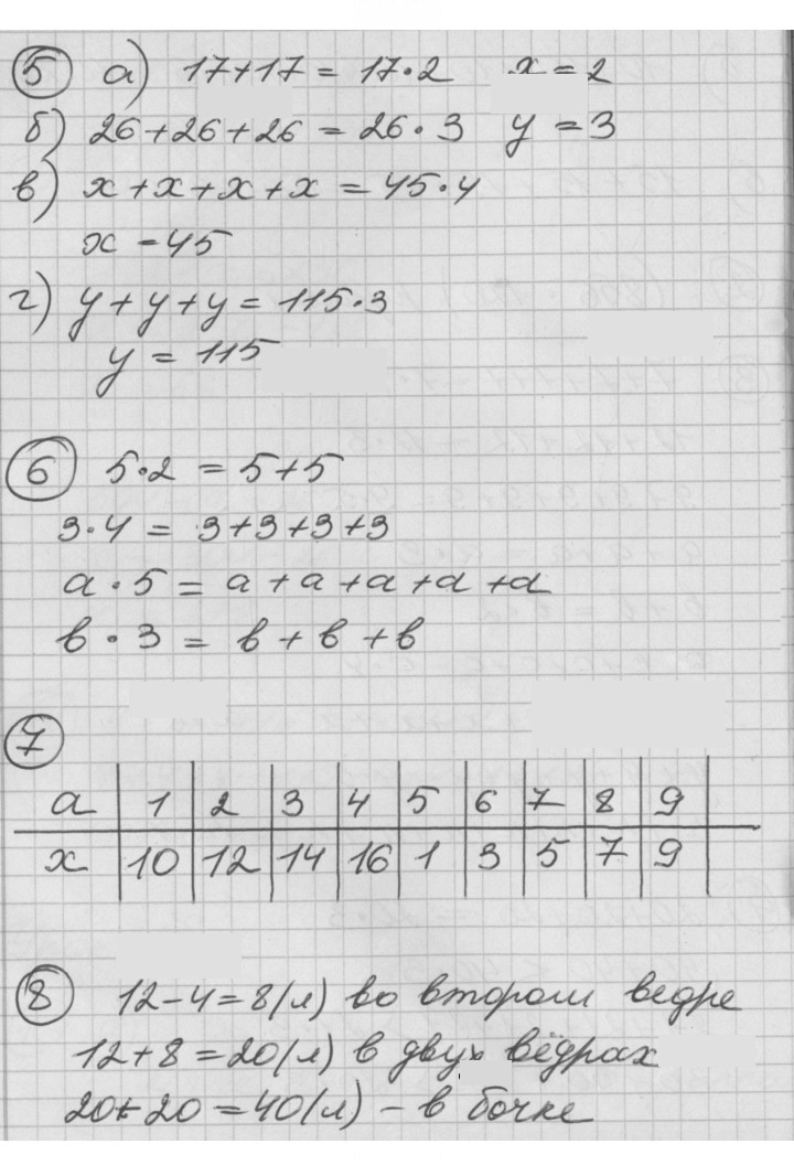 Скан решения номера Урок 20