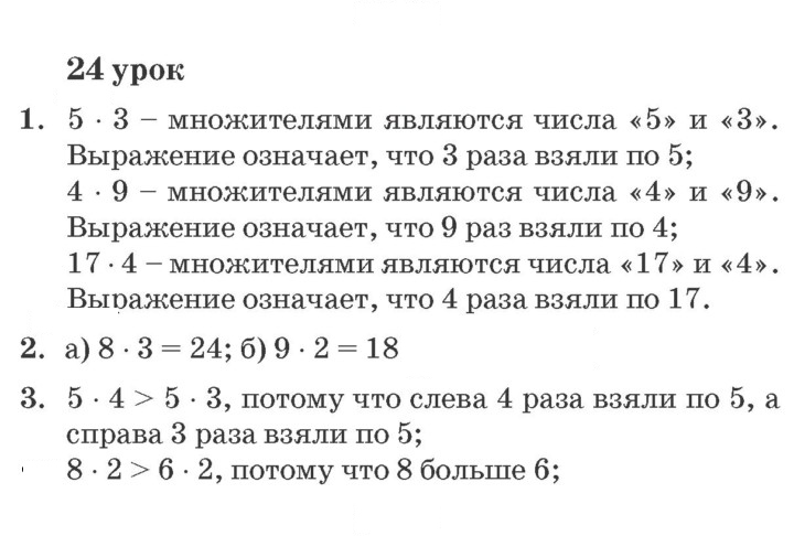 Скан решения номера Урок 24