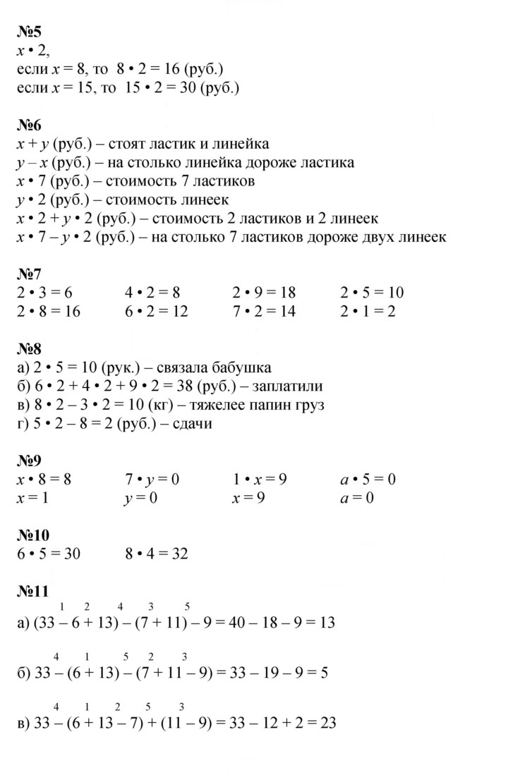 Скан решения номера Урок 30