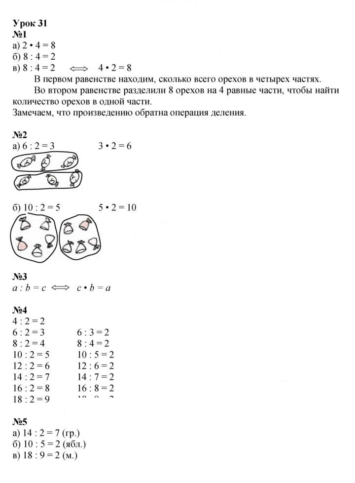 Скан решения номера Урок 31