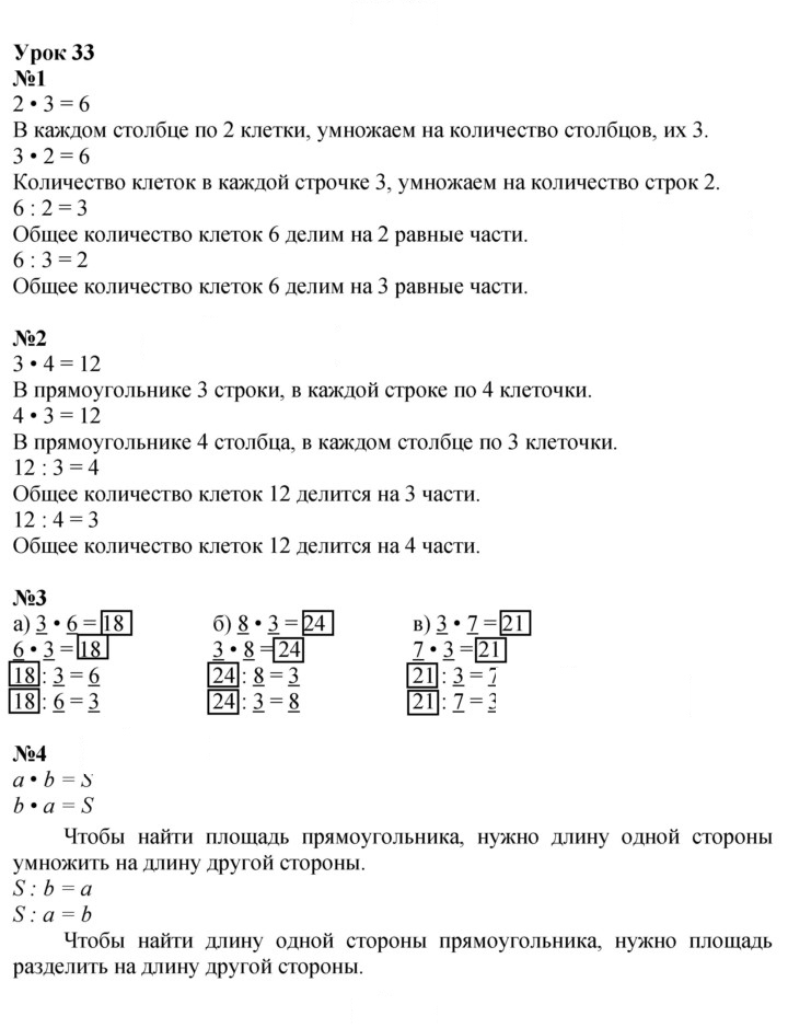Скан решения номера Урок 33
