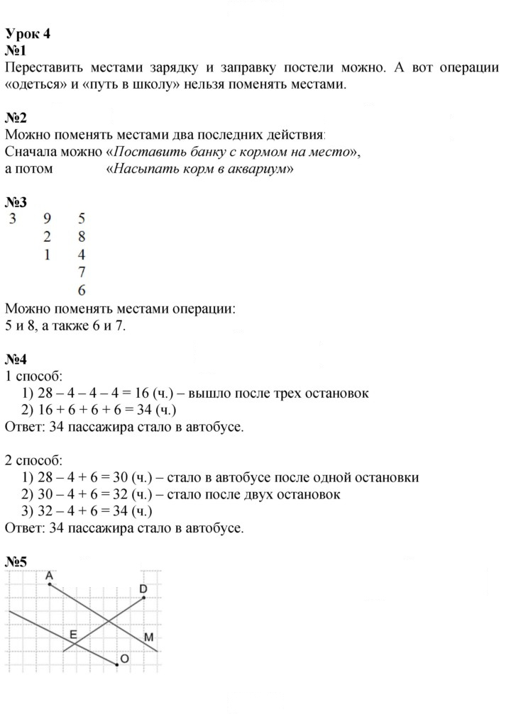 Скан решения номера Урок 4
