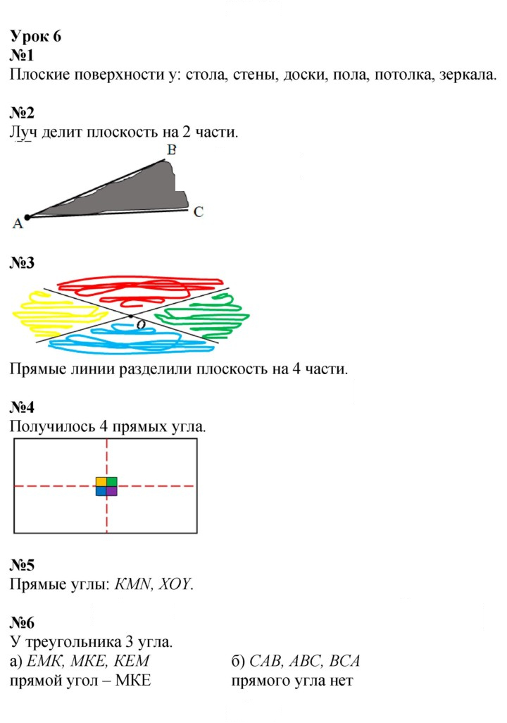 Скан решения номера Урок 6
