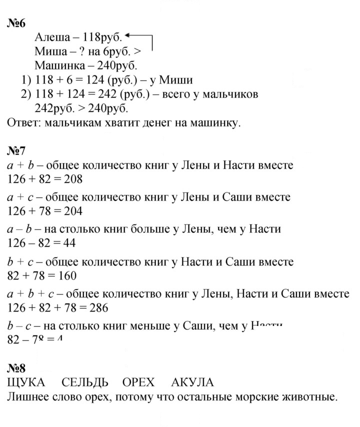 Скан решения номера Урок 8
