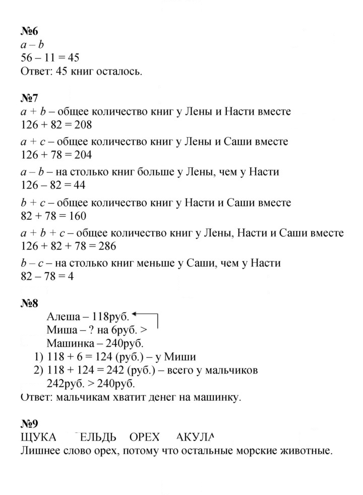 Скан решения номера Урок 8