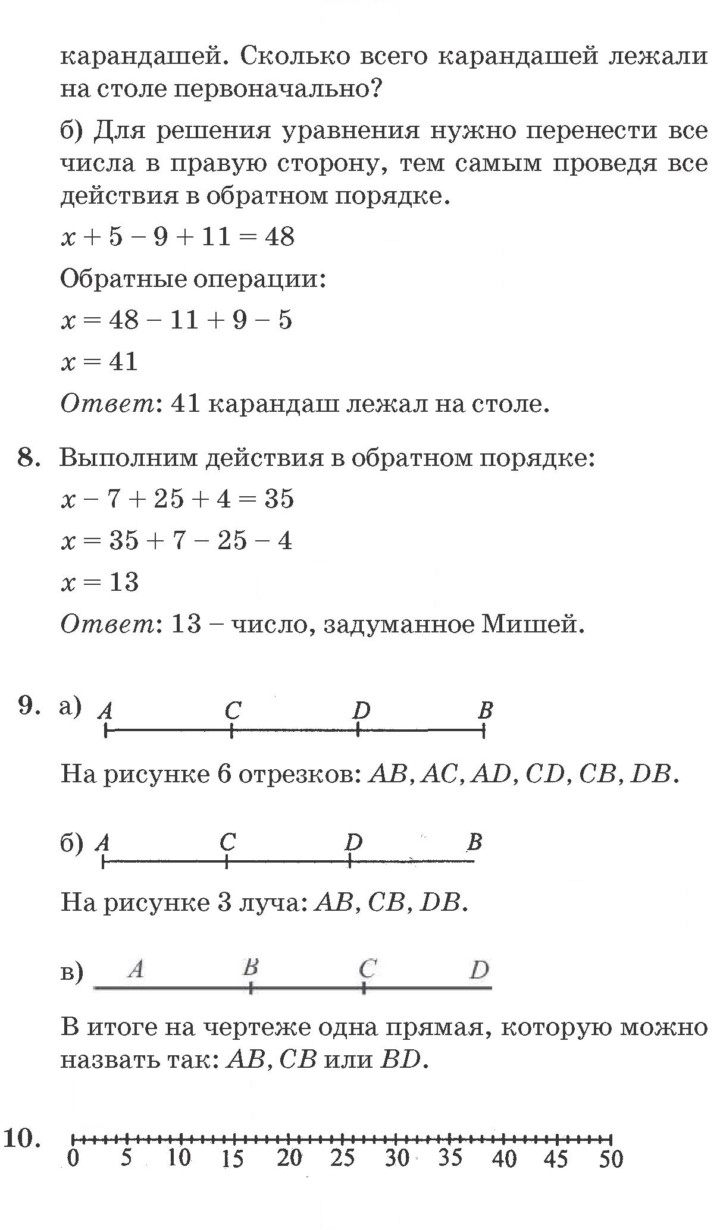 Скан решения номера Урок 9