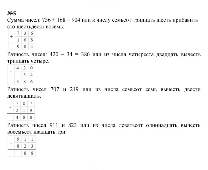 Скан решения номера 5