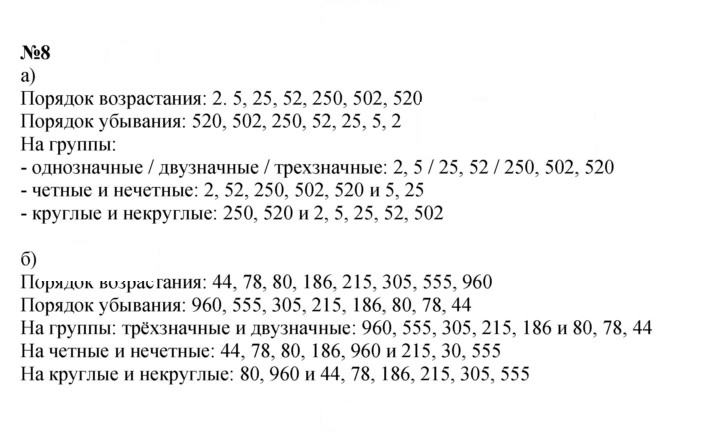 Скан решения номера 8