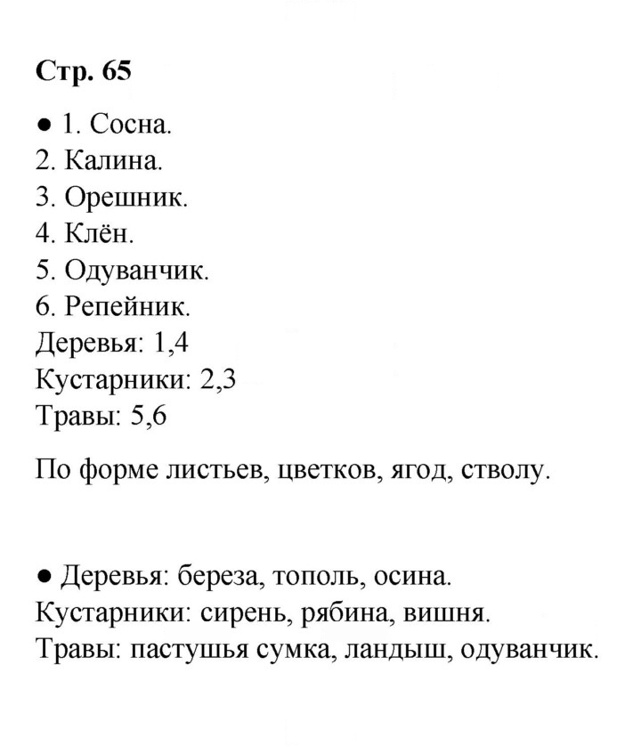 Скан решения номера 65