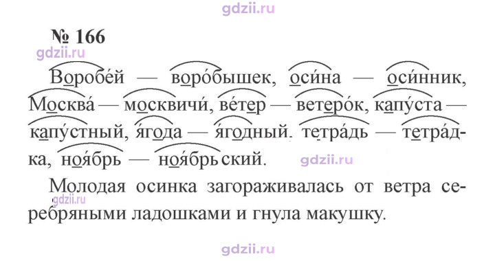 Скан решения номера 166