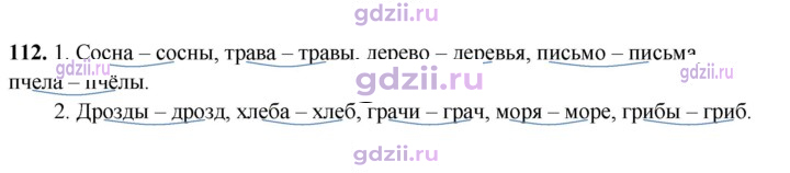 Скан решения номера 112