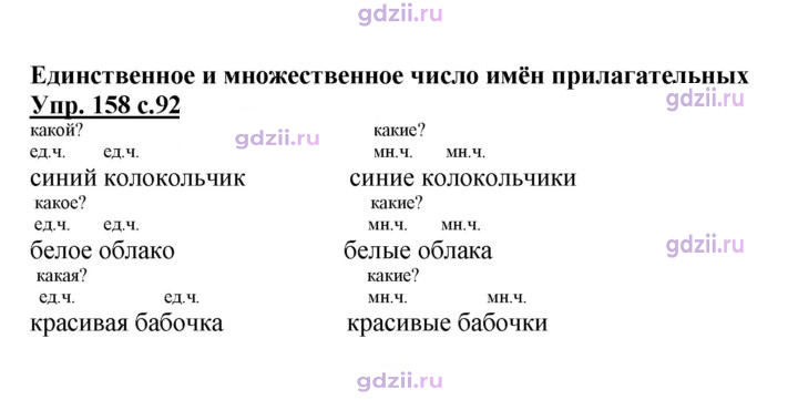 Скан решения номера 158