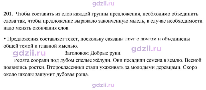 Скан решения номера 201
