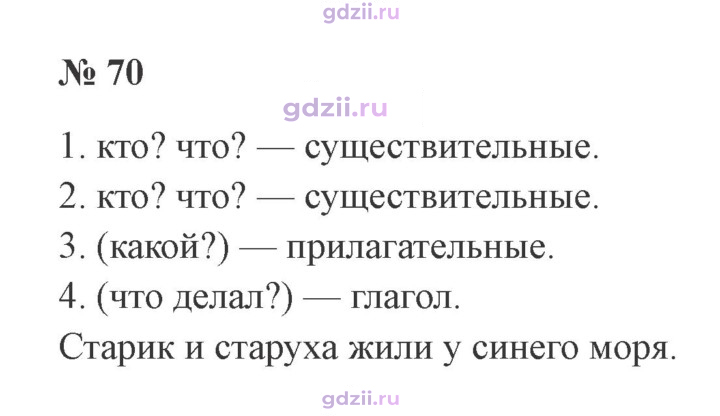 Скан решения номера 70