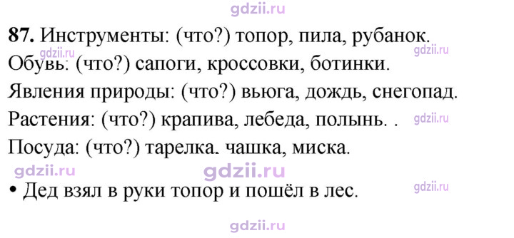 Скан решения номера 87