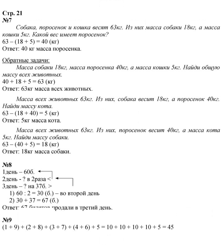 Скан решения номера 21