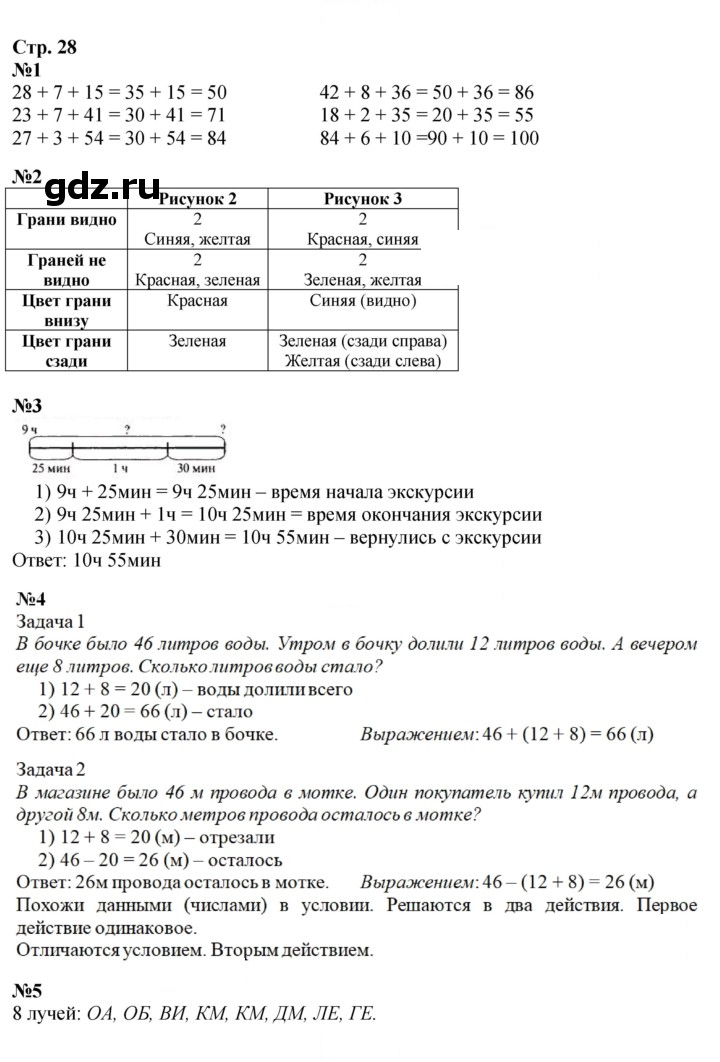 Скан решения номера 28