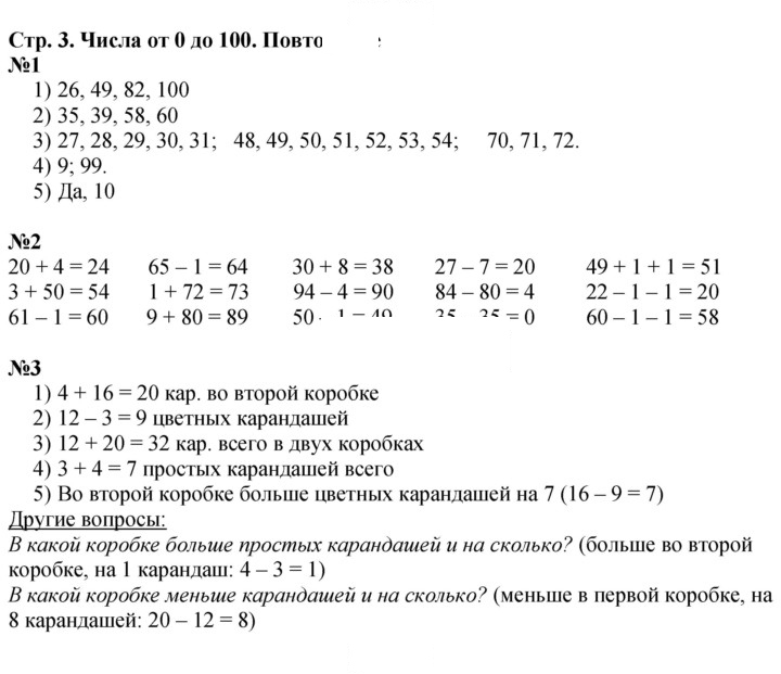 Скан решения номера 3